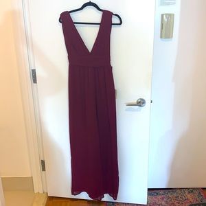Burgundy Jumpsuit